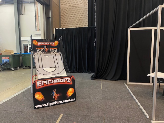 Branded Basketball arcade game hire Australia