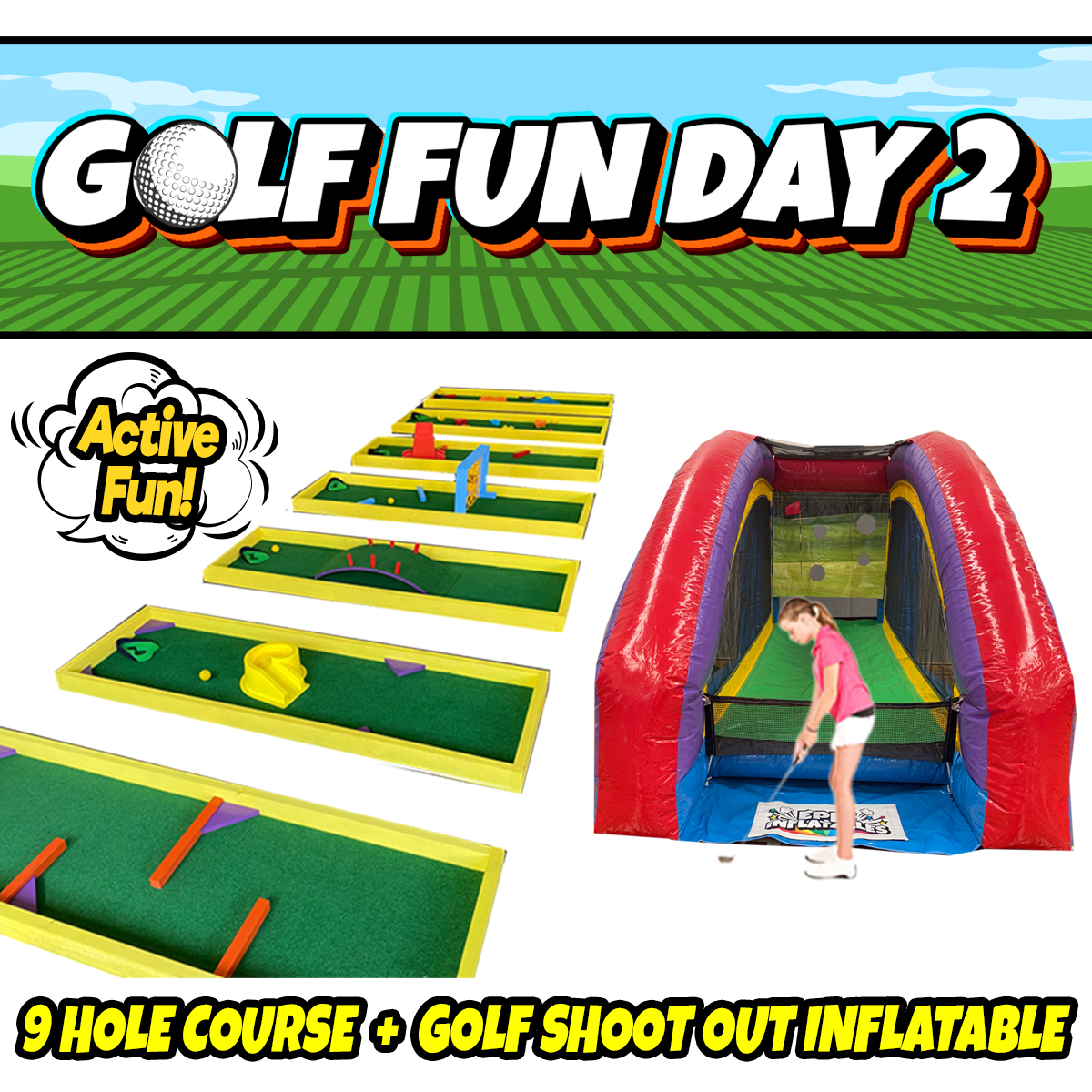 Epic Mini Golf Course Hire Adelaide
