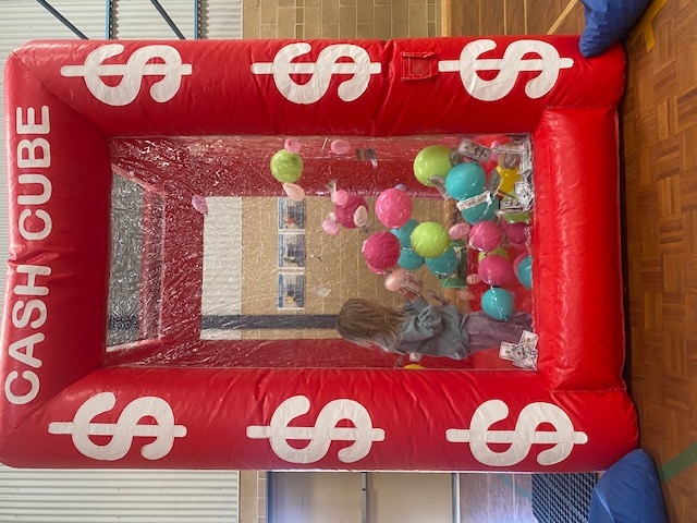 Cash Cube Grabber Hire Australia